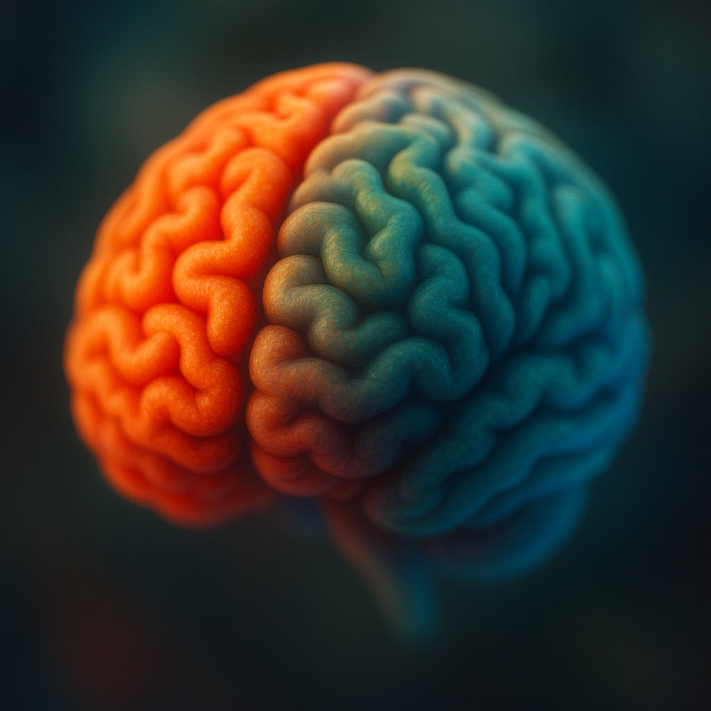Cerveau 3D / effet "brouillé"