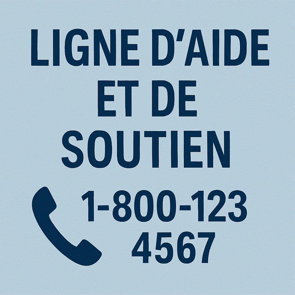 Ligne téléphonique d’aide / soutien